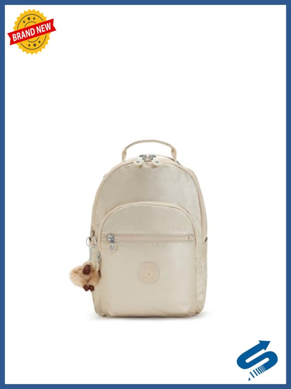 Durable Nylon Backpack with Tablet Sleeve, Padded Straps, Work Travel